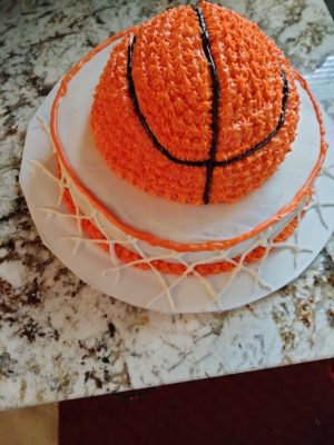 Basketball Birthday Cake