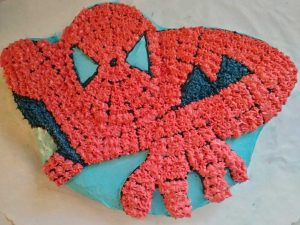 Spiderman Birthday Cake