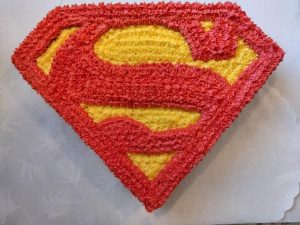 Superman Birthday Cake